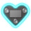Solar Heart LED Ambient Light with Vibration Sensor 1