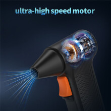 Turbo Haute Vitesse 110 000 Tr/Min Ventilateur Violent Sans Balais Portable Rechargeable Extérieur Puissant Dépoussiérage Sèche-Cheveux