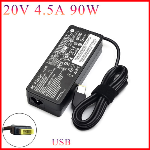 AC Adapter 90W 20V 4.5A USB Pin for ThinkPad X1 Ultrabook 1