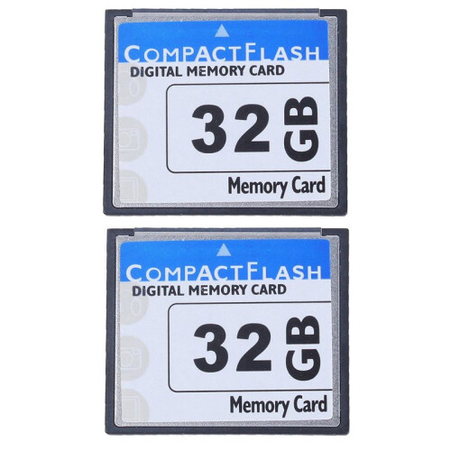 2X Professional 32GB Compact Flash Memory Card(White&) 1