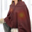 Heated Shawl for Women USB-Powered Soft Electric Blanket Red 4