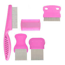 ACDANC Cat Deshedding Brush Silicone Pink 10x4x2 Inch