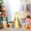 Glass Christmas Tree Lighted Tabletop Night Light 4