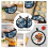 Marble Print Pot Holders 2-Pack Heat Resistant Microwave 5
