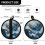 Marble Print Pot Holders 2-Pack Heat Resistant Microwave 7