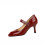 Women's Leather Mary Jane Pumps Round Toe Double Strap 2