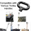 Trolley Handle for Camping Wagon/Beach Shopping Cart Wagon Cart Push Handle Replacement, Portable Folding Wagon Handle 5