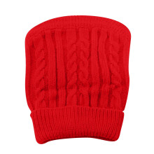 Dog Sweater Turtleneck Knitted Pullover Red S