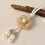 Brown Camellia Curtain Holders Adjustable Tiebacks for 4