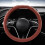 Leather Steering Wheel Cover Anti-Slip Microfiber 14.5–15 5