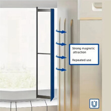 Porte-Vêtements Magnétique, Support de Rangement, Gain de Place Latéral, Porte-Serviettes Mural pour un Espace de Rangement Accru 45 cm