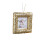 Photo Frame Ornament Gold Silver Glitter 5.3 In 1