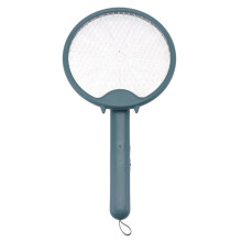Raquette Anti-Moustiques Électrique 3000 V, Lampe Anti-Moustiques, Rechargeable par USB, Pliable, Piège à Moustiques
