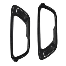 1 Pair Front Fog Light Lamp Cover Trim Left Right Black for Grand Cherokee 2017 - 2021 YL31TZZAA 5YL30TZZAA