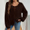 French Premium Wool Knit Cardigan Long Sleeve Open Front 1