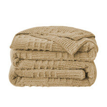 Milk Velvet Fleece Throw Blanket 90x90 in
