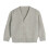 Children's Knit Cardigan V-Neck Button Front Grey 5-6 Years 1