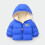 Kids Hooded Puffer Jacket Bear Print Blue Size 110 1