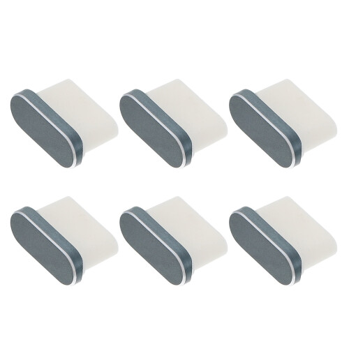 6pcs Type-C Plugs Compatible with Any Smartphone Type-C Port