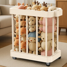 Yoga Mat Storage Rack with Wheels for Mats Dumbbells Bands