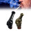 (Silver1)Skull Shaped Cigarette Butt Filter Nozzle Nebulizer Durable Lightweight Tool 3