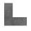 L-Shaped Memory Foam Bath Mat Absorbent Non-Slip 1 Pack 1