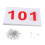 Running Bibs Athlete Numbers Reusable with Pins 100 Pieces 1