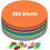 Decorative Folding Paper Sheets Round Colorful 200 pcs 1
