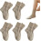 Women's Solid Mid-Calf Socks, 5 or 10 Pairs 1