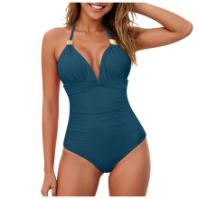 Women's One-Piece Swimsuit with Tummy Control and Underwire