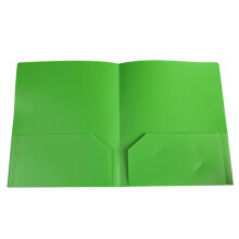 Two-Pocket Letter Size Folder Holds 100 Sheets