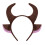 Cartoon Cow Horn Headband Soft Elastic Fabric 1