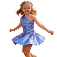 Girls Off-Shoulder Sequin Party Dress Blue Size 2T
