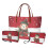 Halloween Bear PU Leather Bag Set Women Large Capacity 1