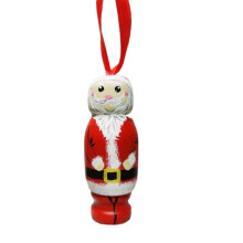 Santa Claus Wooden Hanging Decoration 1 Piece