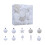 Velvet Christmas Balls White 24 PCS Shatterproof Tree 1