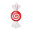 Christmas Candy Pendant Decorations Red White 7PCS 1