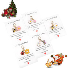 Handcrafted Hug Favors DIY Cards and Mini Tokens with 10