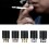 (A)Black Smoking Mouthpiece Durable Material Electronic Cigarette Accessories Tool 3