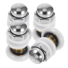 Glass Sliding Door Pulleys Heavy-Duty 4-Pack