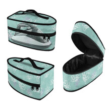 Lightweight Abstract Floral Iron Case with Zipper