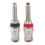 FEAMOS Clear Crystal Binding Post Pair for Amplifier 6