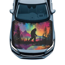 Waterproof Rainbow Starry Gorilla Hood Cover Universal Fit