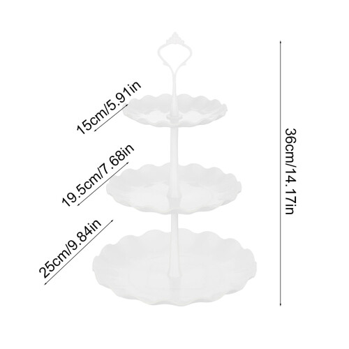 3-Layer Cupcake Rack Dessert Tower Tray 2
