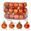 Orange Shatterproof Christmas Balls 40mm 24PCS 3