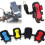 (Blue)Motorcycle Stand Mobile Phone Fixing Tool Nylon Plastic Material Navigation Easy 6