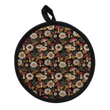 Daisy Mushroom Pot Holder and Oven Glove Heat-Resistant
