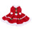 Christmas Dog Sweater Solid Color Red Small Size 1