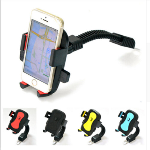 (Blue)Motorcycle Stand Mobile Phone Fixing Tool Nylon Plastic Material Easy Navigation 1