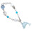 Dolphin Pendant Bracelet Star Beaded Adjustable Chain 1
